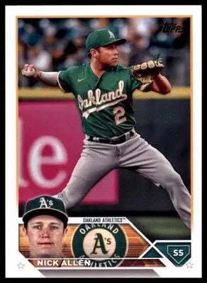 Nick Allen 2023 Topps #521 Oakland Athletics - Baseball Card Single