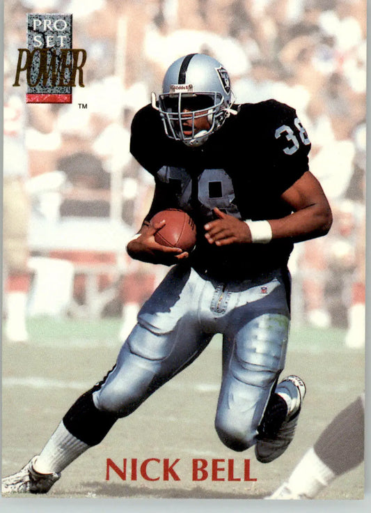 Nick Bell - 1992 Pro Set Power - #38 - Football - Football Card Single