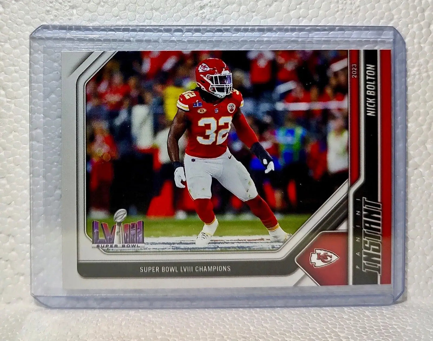 Nick Bolton 2023 Panini NFL Superbowl Champions #26 Card Kansas City Chiefs - Football Card Single