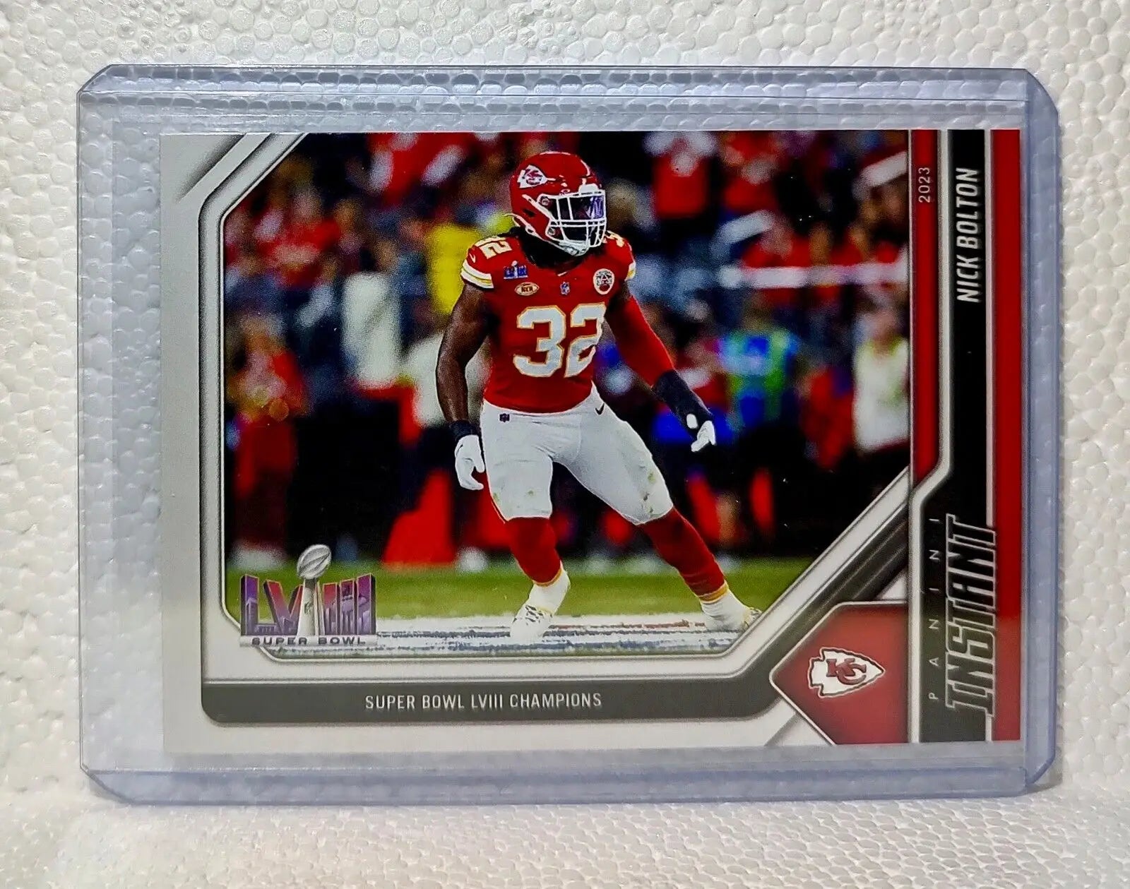 Nick Bolton 2023 Panini NFL Superbowl Champions #26 Card Kansas City Chiefs - Football Card Single