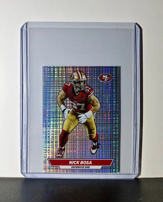 Nick Bosa 2024 Panini NFL Sticker #522 Foil San Francisco 49ers - Football Card Single