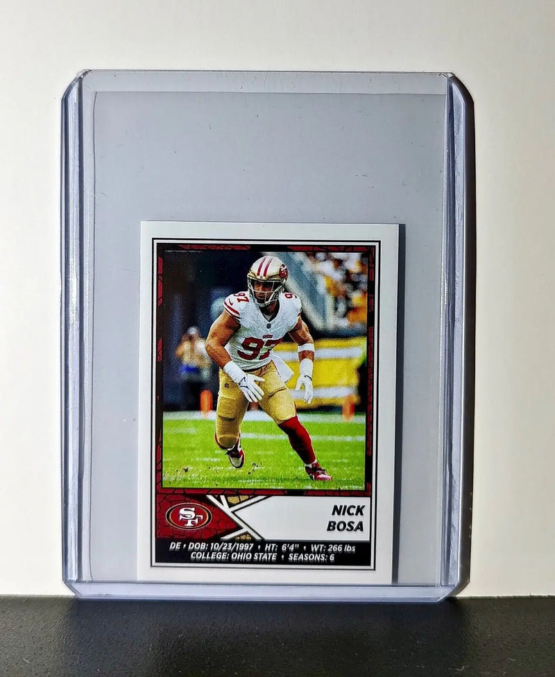 Nick Bosa 2024 Panini NFL Sticker #530 San Francisco 49ers