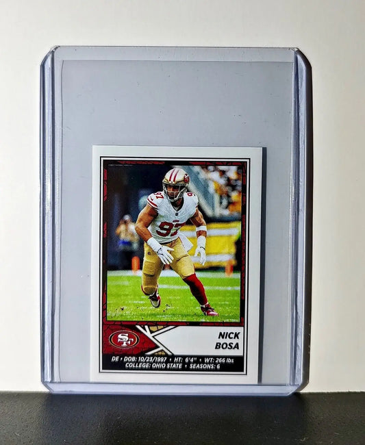 Nick Bosa 2024 Panini NFL Sticker #530 San Francisco 49ers - Football Card Single