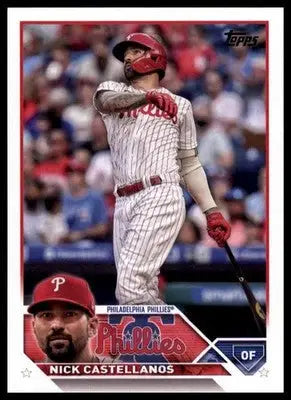 Nick Castellanos 2023 Topps #527 Philadelphia Phillies - Baseball Card Single