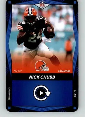 Nick Chubb - 2024 UNO Elite Core Edition - Blue - #037 - Football - Football Card Single