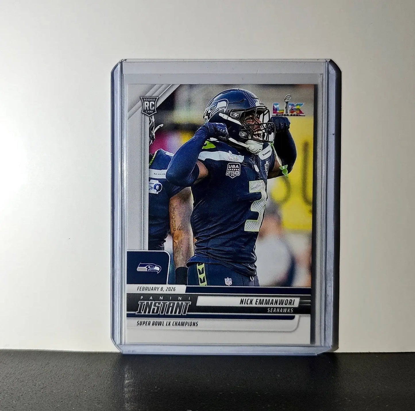 Nick Emmanwori Rookie 2026 Panini NFL Super Bowl LIX Champions #24 Card Seahawks - Football Card Single