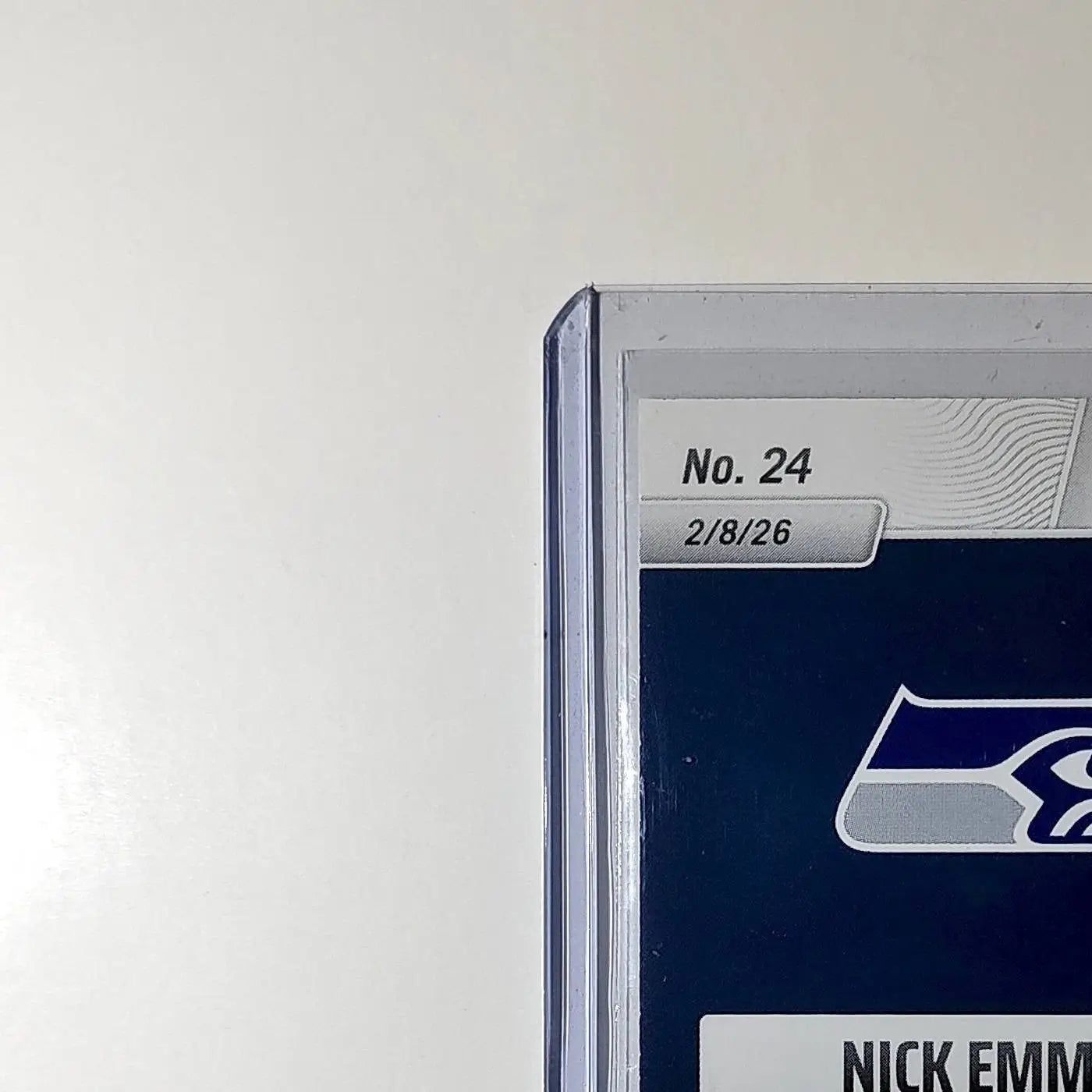 Nick Emmanwori Rookie 2026 Panini NFL Super Bowl LIX Champions #24 Card Seahawks - Football Card Single