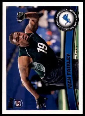 Nick Fairley Rookie 2011 Topps #219 Detroit Lions