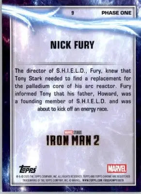 Nick Fury - 2025 Topps Chrome Marvel Studios - #9 - Non_sport - Non-Sports Card Single