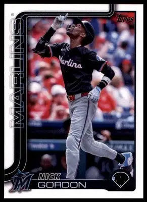 Nick Gordon 2025 Topps #57 Miami Marlins - Baseball Card Single