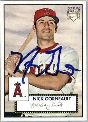 Nick Gorneault - 2007 Topps Rookie 1952 Edition - #38 - AUTO Baseball - Baseball Card Single