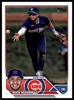 Nick Madrigal 2023 Topps #434 Chicago Cubs - Baseball Card Single