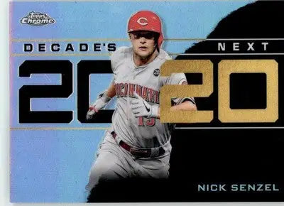 Nick Senzel - 2020 Topps Chrome Update - #DNC-12 - Decade’s Next Baseball - Baseball Card Single