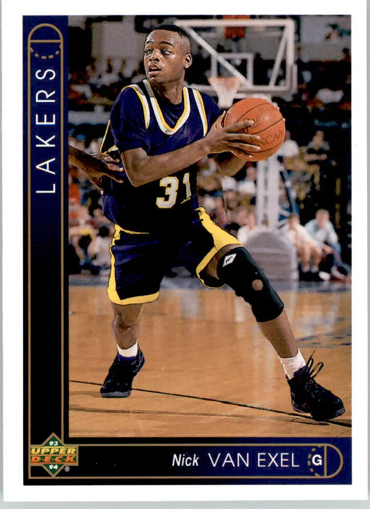 Nick Van Exel - 1993-94 Upper Deck - #162 - RC Basketball - Basketball Card Single