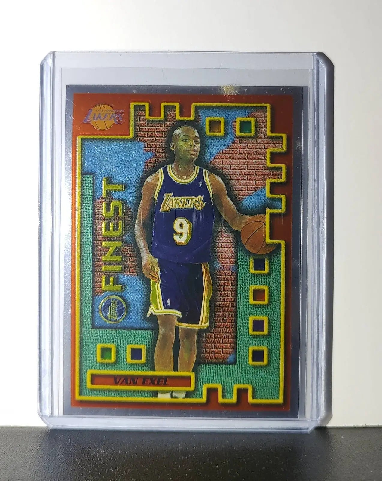 Nick Van Exel 1995-96 Topps Finest NBA #M35 Mysterly Lakers - Basketball Card Single