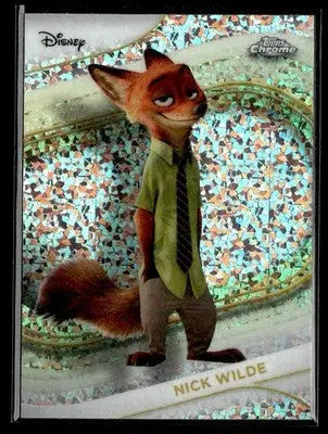 🌟 Nick Wilde, 2025 Topps Chrome Disney Mini-Diamonds #167 🌟