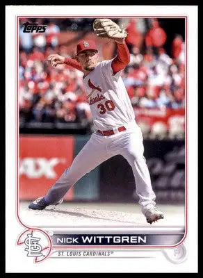 Nick Wittgren 2022 Topps Update #US202 St. Louis Cardinals - Baseball Card Single