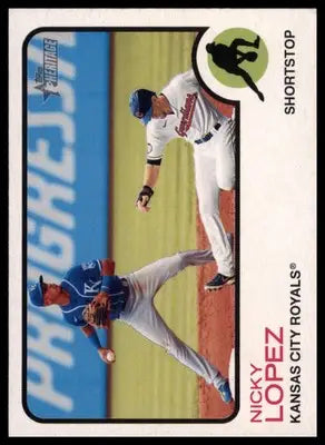 Nicky Lopez 2022 Topps Heritage #260 Kansas City Royals - Baseball Card Single