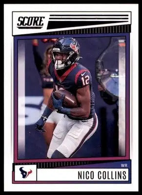 Nico Collins 2022 Score #2 Houston Texans - Football Card Single