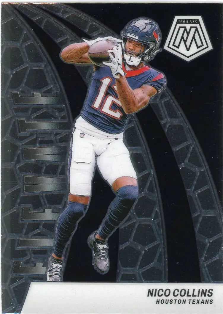 Nico Collins 2024 Panini Mosaic Elevate #15 Houston Texans Football Card NFL - Football Card Single