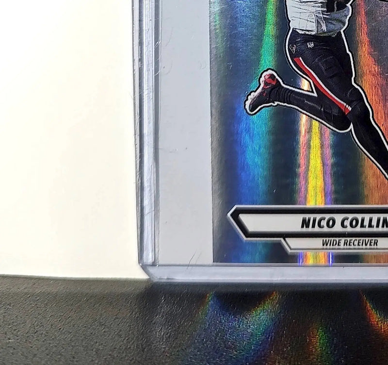 Nico Collins 2025 Panini NFL #181 Foil Sticker Houston Texans