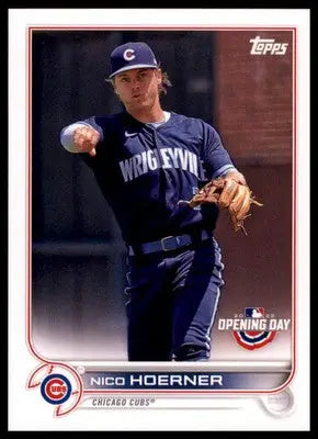 Nico Hoerner 2022 Topps Opening Day #147 Chicago Cubs - Baseball Card Single