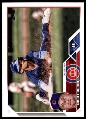 Nico Hoerner 2023 Topps #485 Chicago Cubs - Baseball Card Single