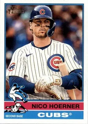 Nico Hoerner - 2025 Topps Heritage - #52 - Baseball - Baseball Card Single