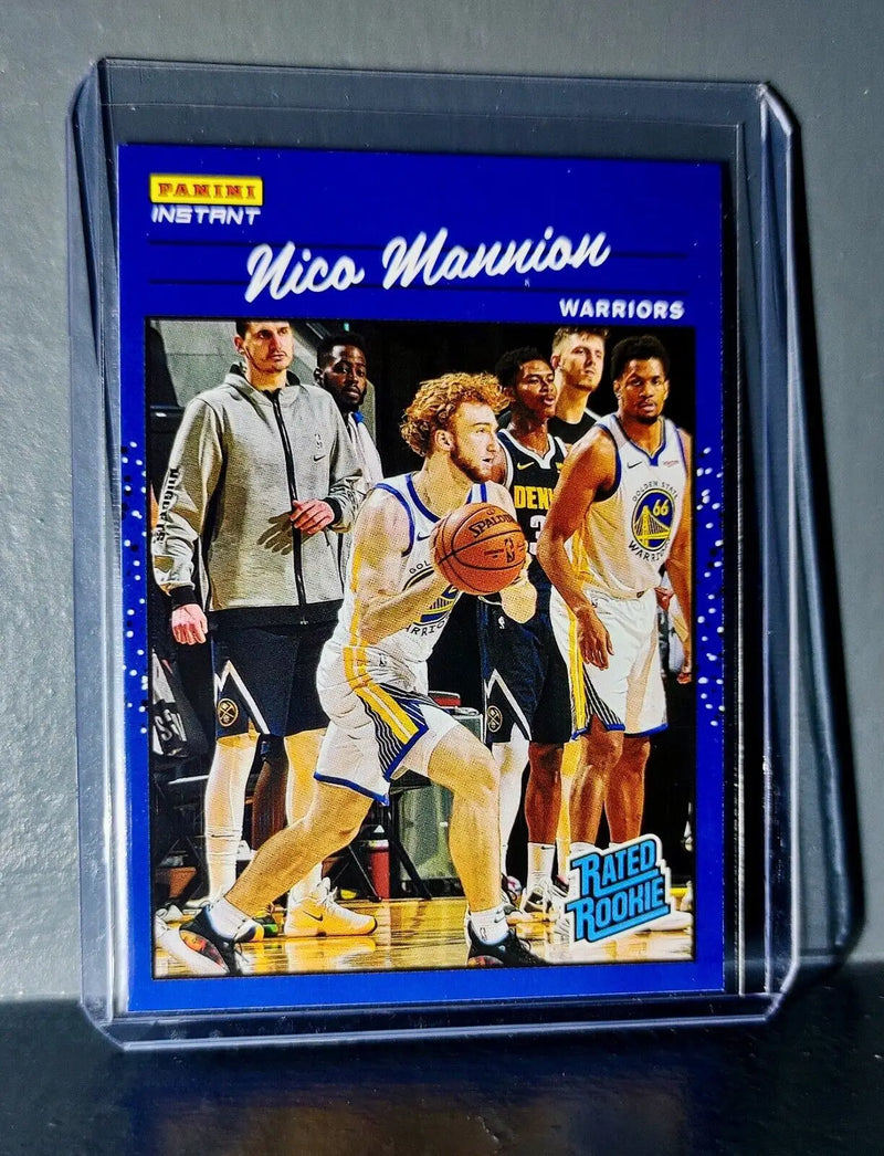 Nico Mannion 2020-2021 Panini NBA Instant #34 Rated Rookie Retro Card 1/3558 - Basketball Card Single
