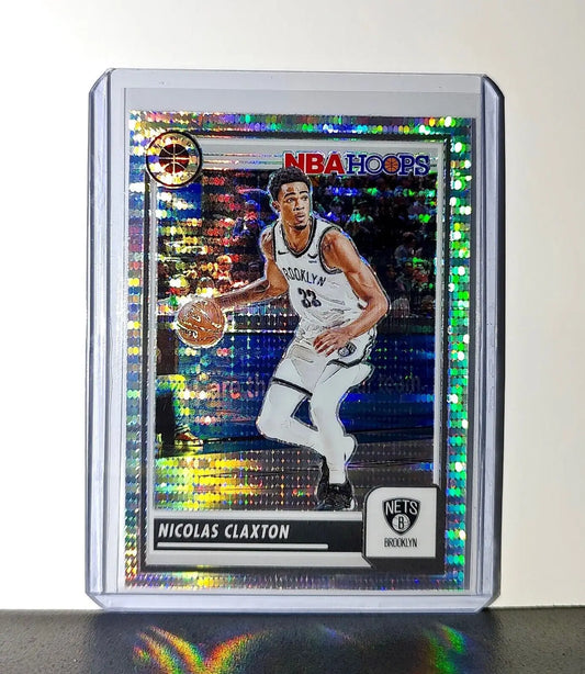 Nicolas Claxton 2023-24 Panini Premium NBA Hoops #259 Pulsar Prizm Nets - Basketball Card Single
