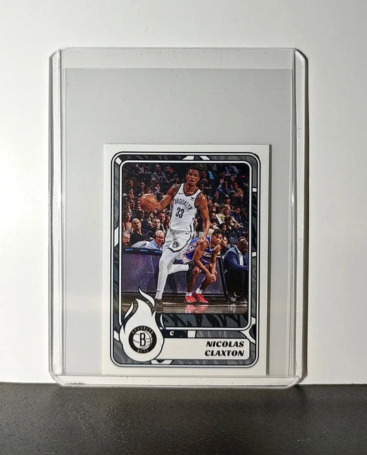 Nicolas Claxton 2024-25 Panini NBA #129 Sticker Card Brooklyn Nets - Basketball Card Single
