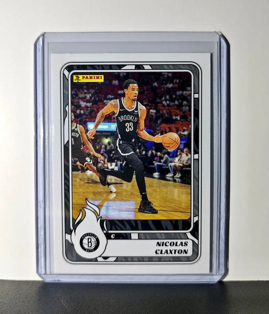 Nicolas Claxton 2024-25 Panini NBA #62 Sticker Card Brooklyn Nets - Basketball Card Single