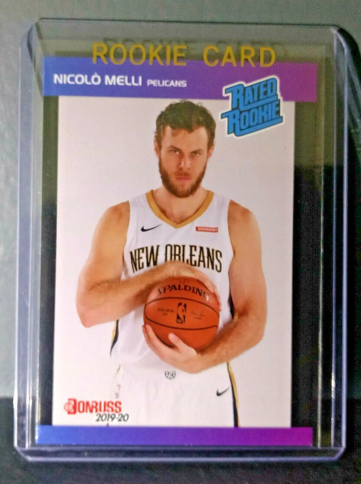 Nicolo Melli 2019-20 Panini NBA #38 Rated Rookie Retro Card 1/3431 - Basketball Card Single