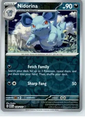 Nidorina - SV: Scarlet & Violet 151 - Reverse Holo NM - #030/165