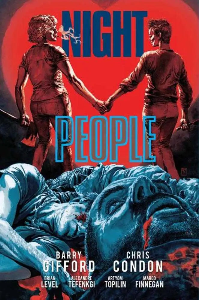 Night People Hardcover comic book cover featuring striking artwork and bold title