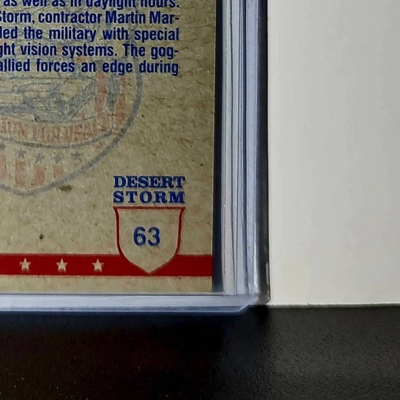 Night Vision Goggles 1991 Topps Desert Storm #63 Card