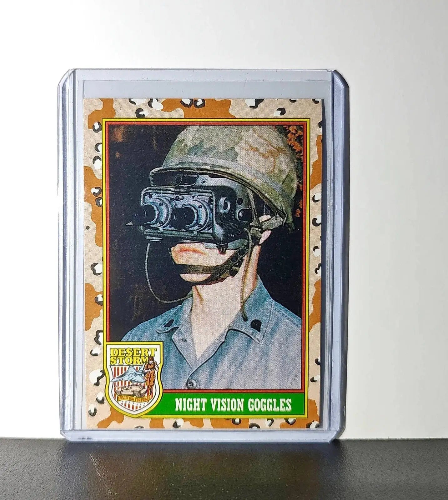 Night Vision Goggles 1991 Topps Desert Storm #63 Card