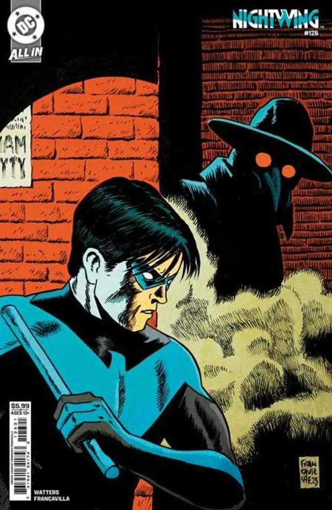 Nightwing #126 Cover C Francavilla Card Stock Variant comic book displaying vibrant art