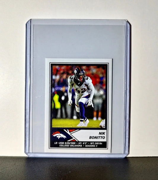 Nik Bonitto 2024 Panini NFL Sticker #245 Denver Broncos - Football Card Single