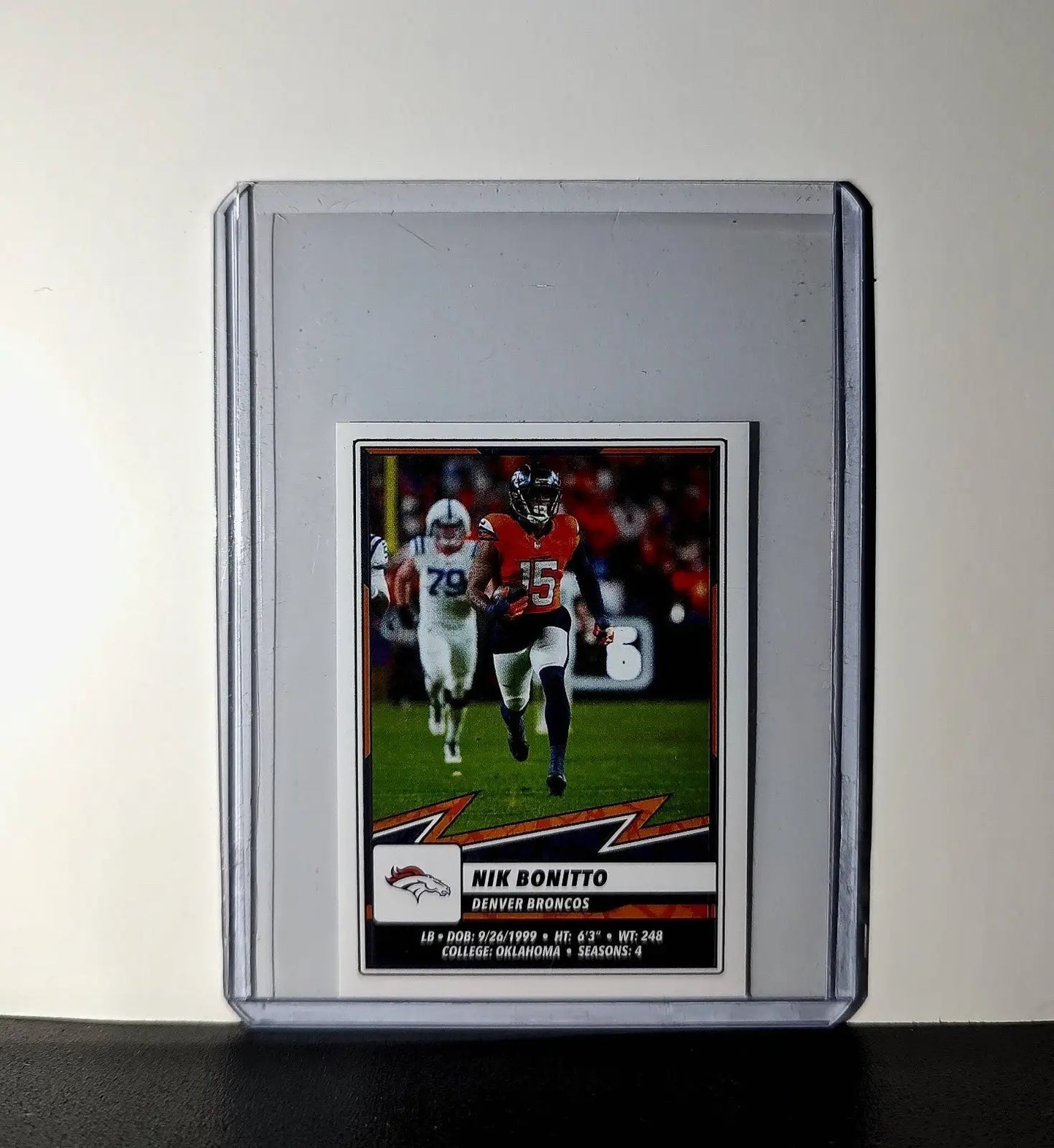 Nik Bonitto 2025 Panini NFL #239 Sticker Denver Broncos