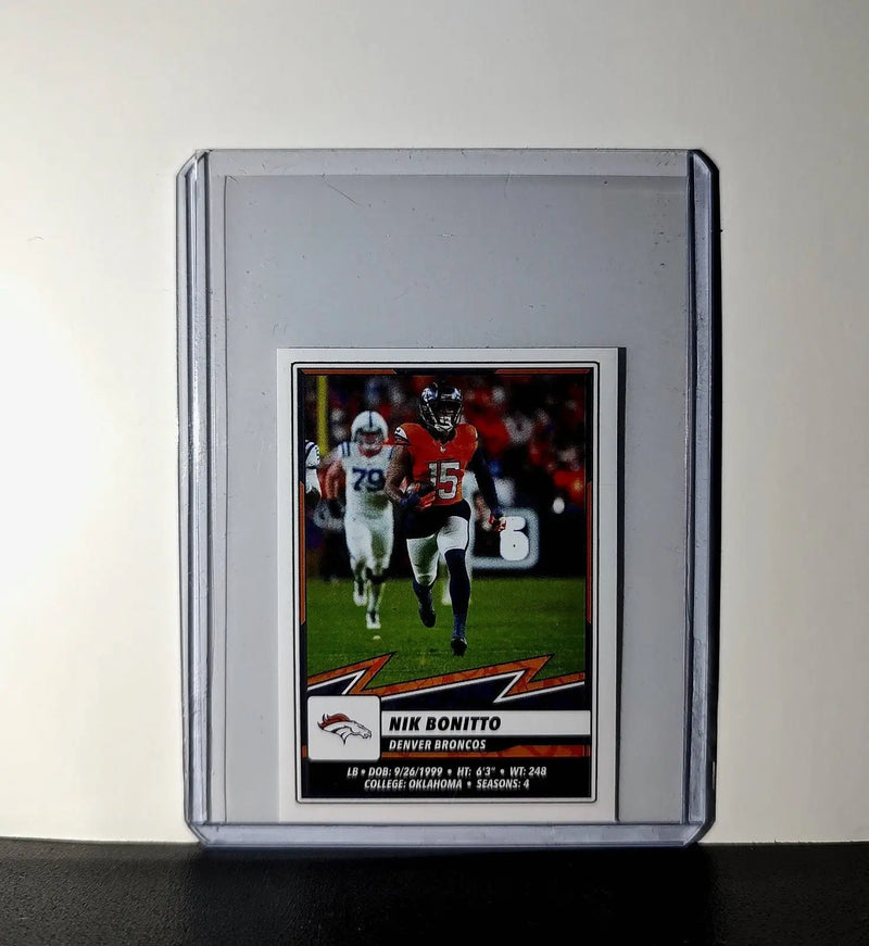 Nik Bonitto 2025 Panini NFL #239 Sticker Denver Broncos