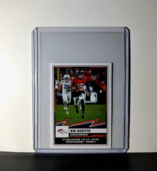 Nik Bonitto 2025 Panini NFL #239 Sticker Denver Broncos - Football Card Single