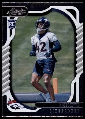 Nik Bonitto Rookie 2022 Panini Absolute Retail #188 Denver Broncos - Football Card Single
