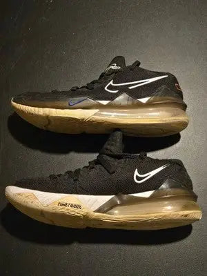 Nike Basketball Shoes Men’s 8 Black LeBron 18 Low Top CD5007-002 - Apparel