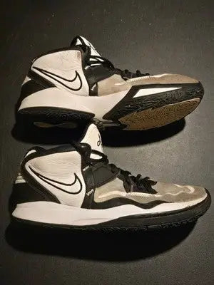 Nike Kyrie Low 5 Basketball Shoes Mens 11.5 Black White Signature High Top Used - Apparel