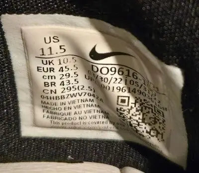 Nike Kyrie Low 5 Basketball Shoes Mens 11.5 Black White Signature High Top Used - Apparel