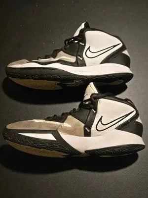 Nike Kyrie Low 5 Basketball Shoes Mens 11.5 Black White Signature High Top Used - Apparel