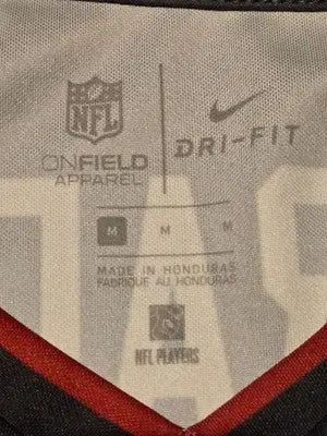 Nike NFL Buccaneers Jersey Boys M Tom Brady 12 On Field Dri-FIT Black Authentic