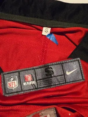 Nike NFL Jersey Mens S Freeman 24 Atlanta Falcons Red Replica Sewn Name Number - Apparel