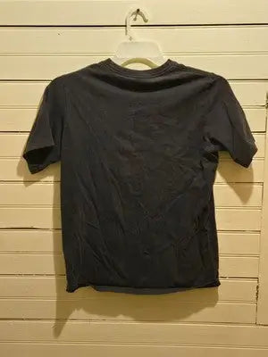 Nike T-Shirt Boys XL Black Just Do It Yellow Swoosh Graphic Tee 100% Cotton - Apparel